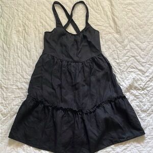 Saks Fifth Avenue Linen Tiered Dress